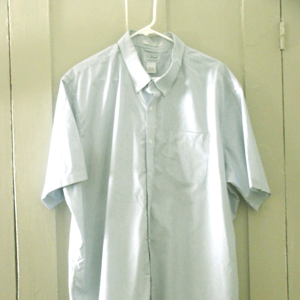 L.L.BEAN vintage Men's XXL-REG striped shirt